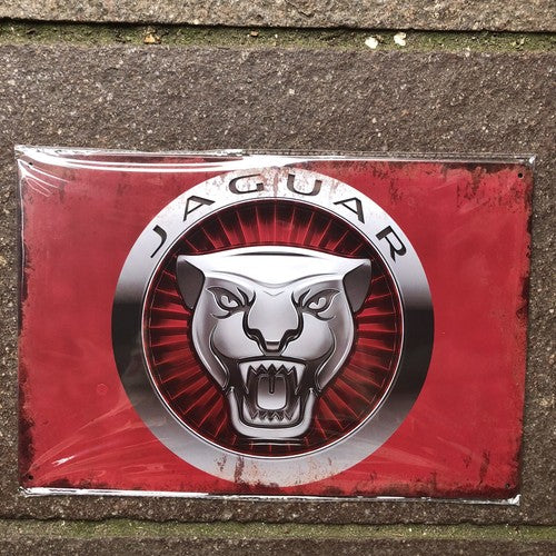 Jaguar Metal Sign