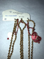Primor Gold Plated Card Of Three 19 Inch Chains