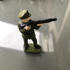 Set Of Six Cast Iron Soldiers