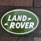 Land Rover Enamel Sign