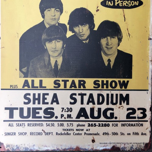 Beatles In Person Vintage Style Sign