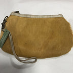 beck sondergaard Eelskin Purse New With Tags Golden Yellow