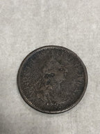 Ireland George 3rd 1805 Hibernia One Penny Copper Coin