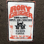 Rory Gallagher Metal Sign