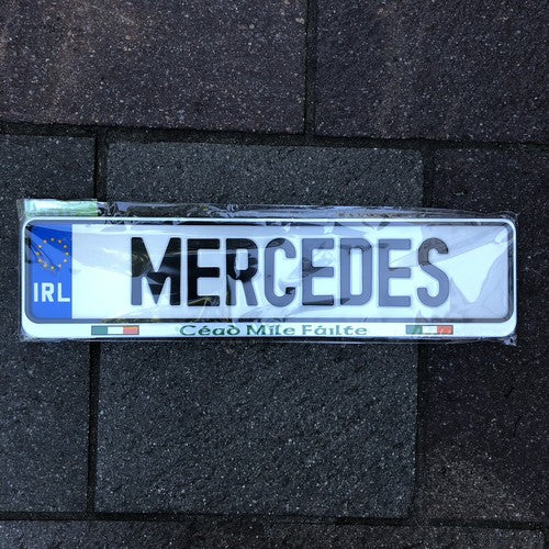 Mercedes Irish License Plate