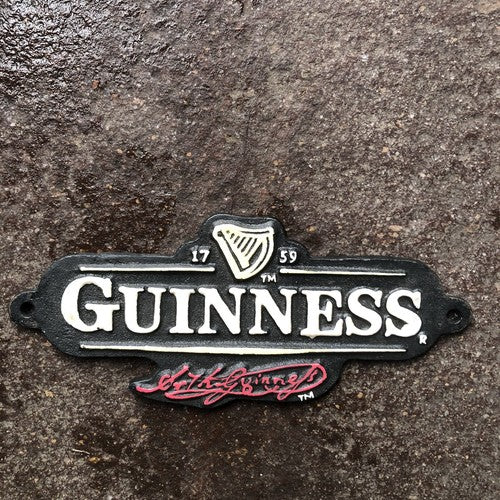 Guinness Cast Iron Sign