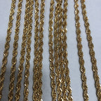 Primor Gold Plated Card Of Six 18 Inch Chains