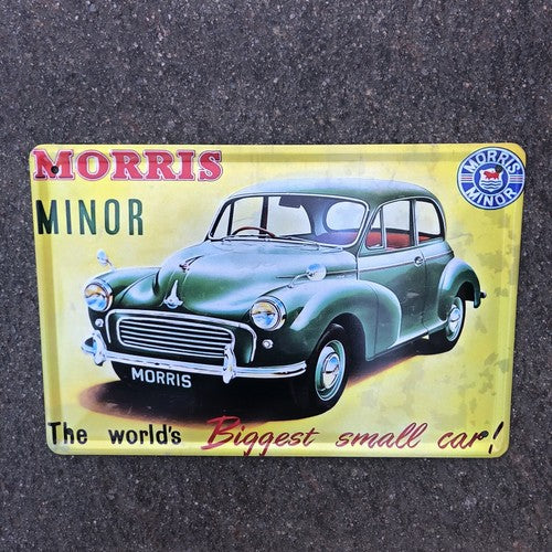 Morris Minor Metal Sign
