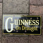 Guinness On Draught Enamel Sign