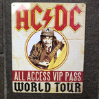 AC/DC Metal Sign