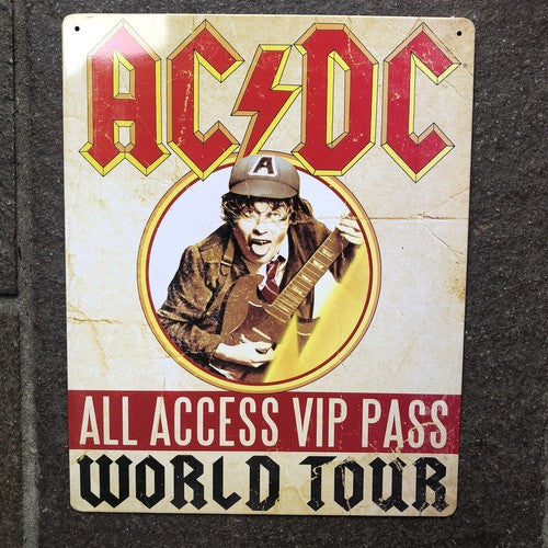 AC/DC Metal Sign