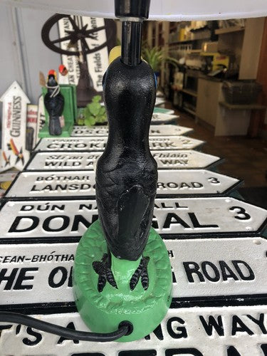 Guinness Toucan Cast Iron Lamp & Shade