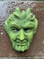 Pan Faunus Green Man Wall Garden Plaque