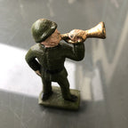 Set Of Six Cast Iron Soldiers