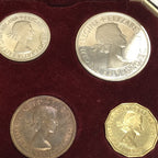 Official Queen Elizabeth Farthing To Crown Proof Set