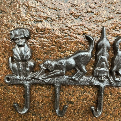 Dog Cast Iron Wall Hanging Hook