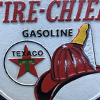 Fire Chief Gasoline Cast Iron Sign