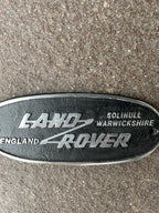 Land Rover Polished Aluminium Solihull Sign