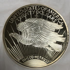 Gold Plated Copper Medallion Classic 1933 USA Dollar Double Eagle Coin