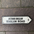 Raglan Road Cast Iron Street Sign