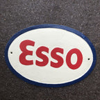 Esso Cast Iron Sign