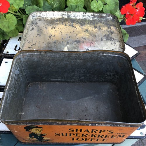 Sharps Super Kreem Toffee Vintage Tin