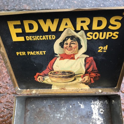 Edwards Desiccated Soup Vintage Tin