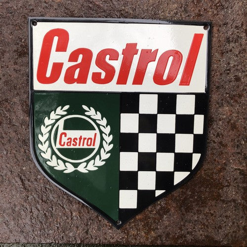 Castrol Enamel Sign