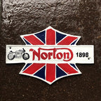 Preowned Norton Cast Iron Sign