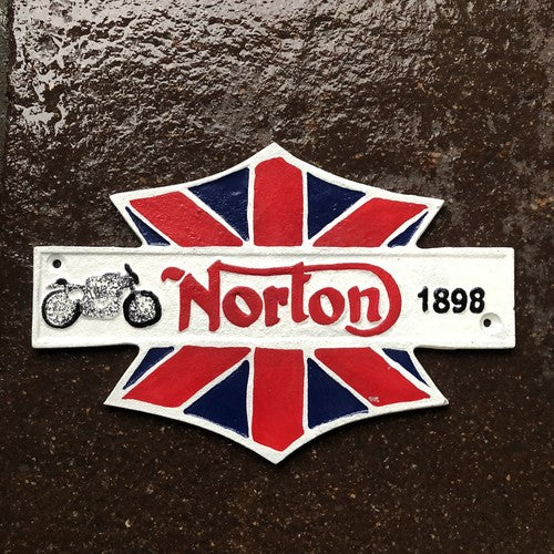 Preowned Norton Cast Iron Sign