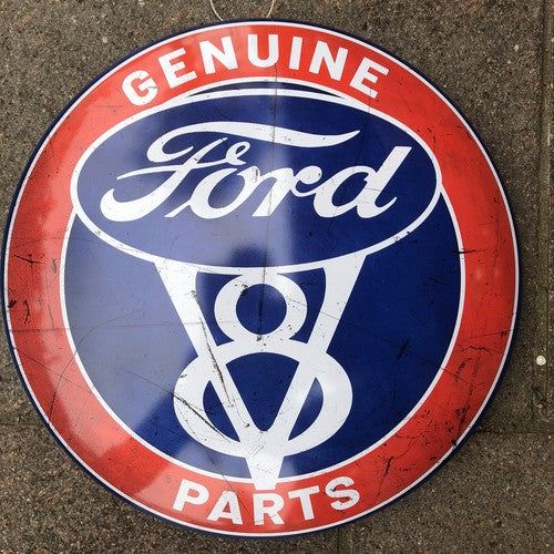 Ford Parts Domed Sign