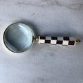 Brass Rim Bone Handle Magnifying