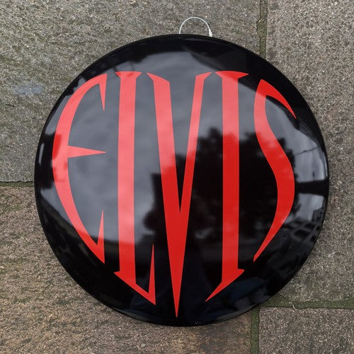 Elvis 40 Cms Domed Metal Sign