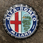 Alfa Romeo Milano Cast Iron Sign