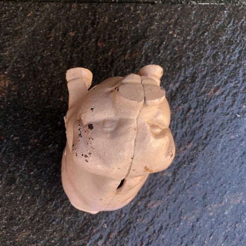 Original Vintage Cast Iron Pig Money Box
