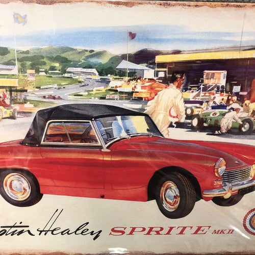 Austin Healey Metal Sign
