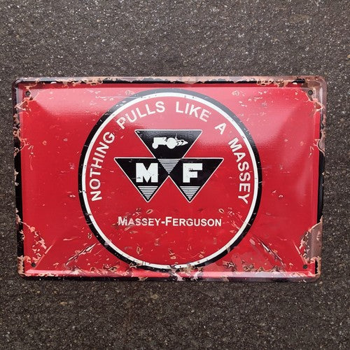 Nothing Pulls Like A Massey Ferguson Metal Sign New Design