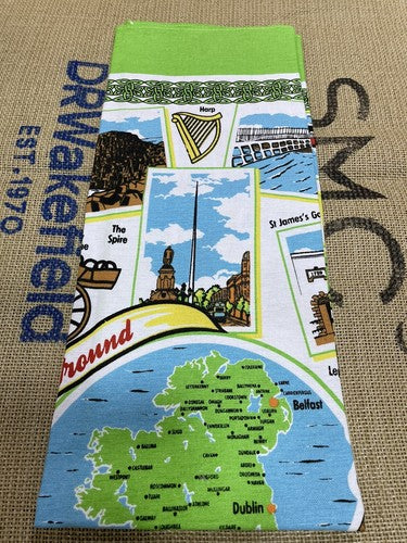 Tea Towel Around Ireland
