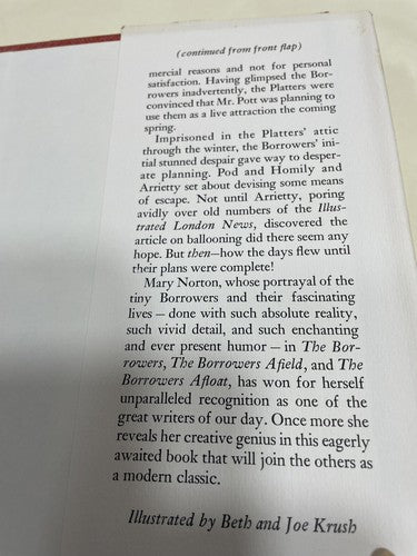 The Borrowers Aloft Mary Norton Published In America
