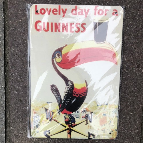 Lovely Day For A Guinness Tin Sign