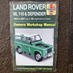 Land Rover Owners Workshop Manuel Metal Sign