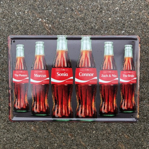Share A Coke With Metal Sign New Design