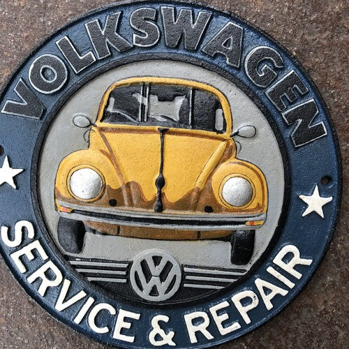 Volkswagen Service & Repair Cast Iron Sign
