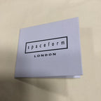 Spaceform Gemini Glass Block 3 Inches Square Boxed