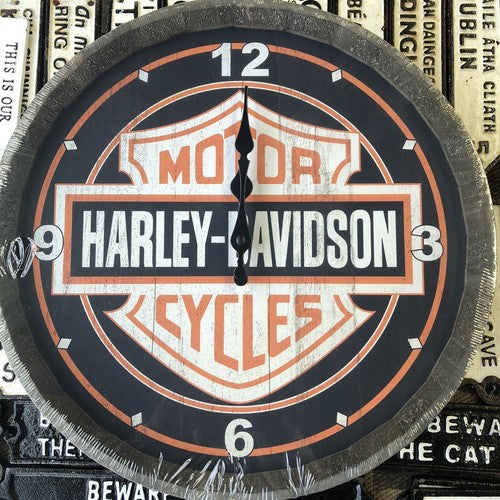 Harley Davidson Clock