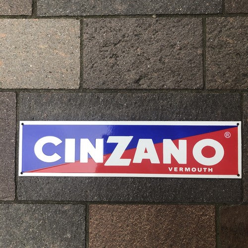 Cinzano Enamel Sign