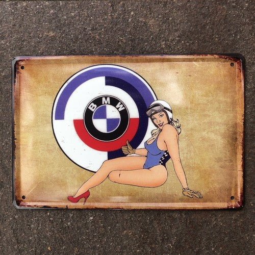 BMW Metal Sign