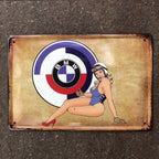 BMW Metal Sign