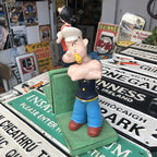 Popeye Cast Iron Book Ends