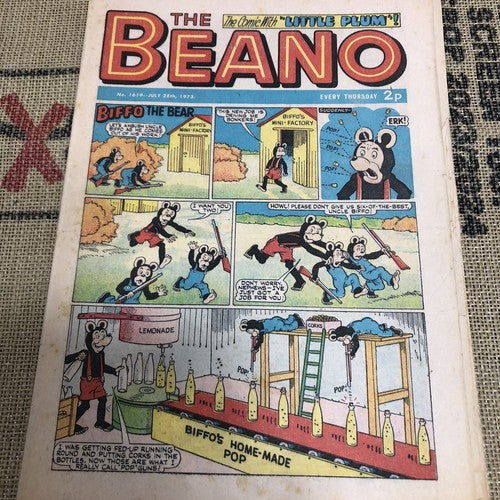 Beano Bundle Of Four 1973 Comics